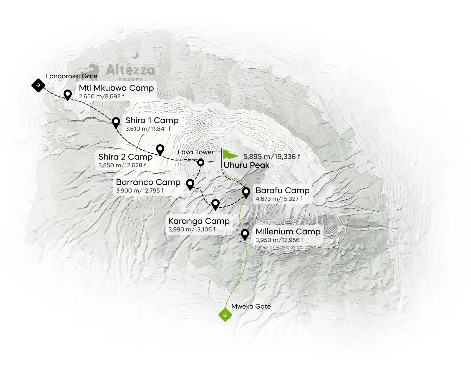 Lemosho Route up Kilimanjaro with Accelerate Change