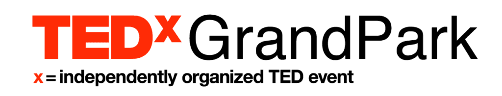 TEDxGrandPark dark logo